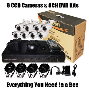 8 CCD&DVR CCTV Kit Recorder (SV60-DK08W242)